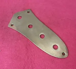 AGED JAZZ BASS CONTROL PLATE FOR USA FENDER  - NICKEL