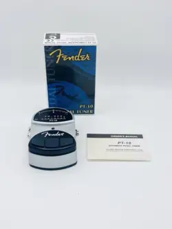 FENDER PT-10 CHROMATIC TUNER GUITAR PEDAL NEW OPEN BOX