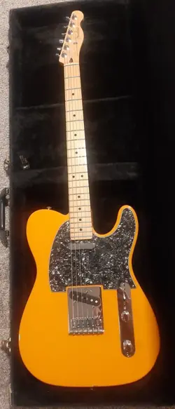 2021 FENDER PLAYER TELECASTER CAPRI ORANGE W/CASE MADE IN MEXICO