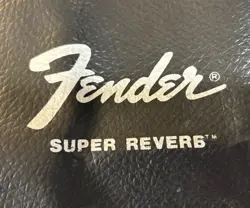 GENUINE FENDER VINYL AMP COVER FOR SUPER REVERB