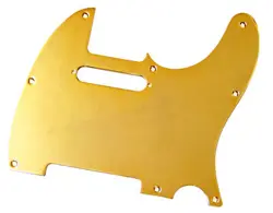 GENUINE FENDER AMERICAN STANDARD TELE/TELECASTER PICKGUARD - GOLD