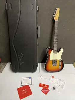 FENDER AMERICAN ULTRA TELECASTER® ELECTRIC GUITAR - ULTRABURST - HARD CASE