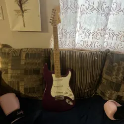 FENDER SQUIER STRATOCASTER ELECTRIC GUITAR (MADE IN INDONESIA)