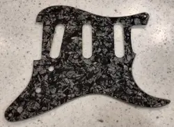FENDER ORIGINAL AMERICAN STANDARD GUITAR PICKGUARD BLACK PEARL FITS S-S-S STRAT