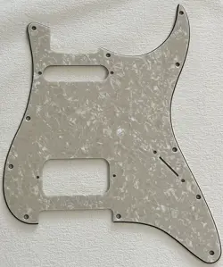 FOR FENDER US HS 11 SCREW HOLE GUITAR PICKGUARD, 4 PLY IVORY WHITE PEARL