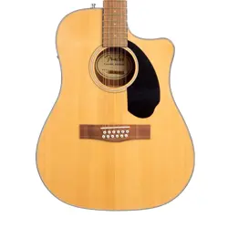 FENDER CD-60SCE DREADNOUGHT 12-STRING, NATURAL ACOUSTIC ELECTRIC GUITAR
