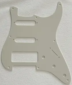 CUSTOM FOR FENDER STRATOCASTER 8 SCREW S-S-P90 GUITAR PICKGUARD ,1 PLY PARCHMENT