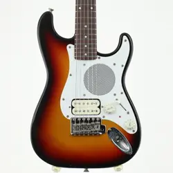 FENDER JAPAN ST-CHAMP 3 TONE SUNBURST ELECTRIC GUITAR WITH BUILT-IN AMPLIFIER