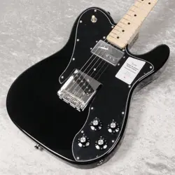 FENDER MADE IN JAPAN TRADITIONAL 70S TELECASTER CUSTOM MAPLE BLACK *JS36