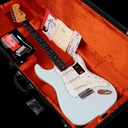 FENDER AMERICAN II 1965 STRATOCASTER ROUND-LAM SONIC BLUE 3.63KG *MA952