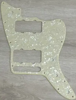 CUSTOM FOR US FENDER AMERICAN SPECIAL JAZZMASTER GUITAR PICKGUARD CREAM PEARL
