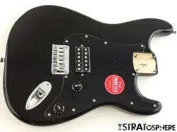 FENDER SQUIER SONIC SERIES STRAT HT H LOADED BODY HARDTAIL STRATOCAST BLACK