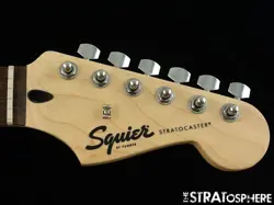 FENDER SQUIER SONIC SERIES STRAT NECK W/ TUNERS STRATOCASTER INDIAN LAUREL.