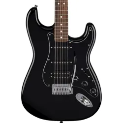 FENDER STANDARD STRATOCASTER HSS - LAUREL FINGERBOARD, BLACK PICKGUARD, BLACK
