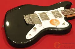 SQUIER BY FENDER PARANORMAL RASCAL BASS HH METALLIC BLACK OL960 KOBE STORE STOCK