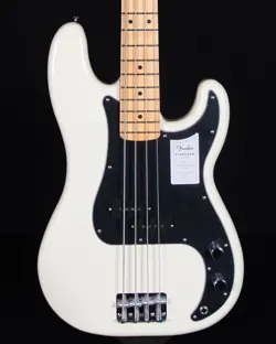 FENDER STANDARD PRECISION BASS, MAPLE FB, OLYMPIC WHITE