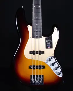FENDER AMERICAN ULTRA II JAZZ BASS, EBONY FB, ULTRABURST