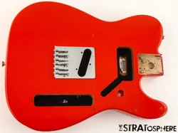 FENDER PLAYER II TELECASTER TELE BODY & HARDWARE ALDER, CORAL RED.