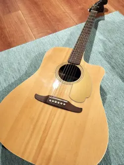 FENDER REDONDO PLAYER ACOUSTIC GUITAR - NATURAL FINISH, NEW