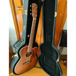 FENDER PARAMOUNT PM-3 ACOUSTIC GUITAR W/ HARD CASE - USED, GREAT CONDITION