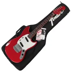 FENDER JAPAN MG69/MH USED BASSWOOD BODY CANDY APPLE RED W/SOFT CASE