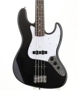 FENDER JAPAN JB-STD JAZZ BASS ELECTRIC BASS GUITAR 2014 BLACK USED
