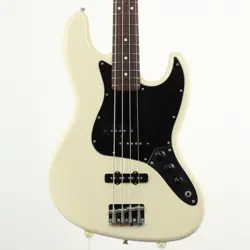 FENDER JAPAN JB-STD JAZZ BASS ELECTRIC BASS GUITAR VINTAGE WHITE USED
