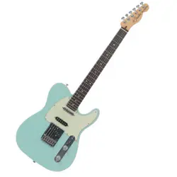 FENDER USED FENDER DELUXE NASHVILLE TELECASTER DAPHNE BLUE MADE IN 2017