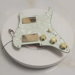FOR FENDER STRAT GUITAR HH PREWIRED LOADED PICKGUARD AINICO 5 HUMBUCKER PICKUPS