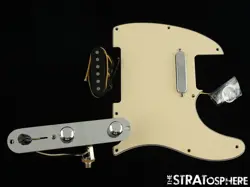 USA FENDER CUSTOM SHOP CUSTOM CLASSIC TELECASTER LOADED PICKGUARD AGED WHITE 
