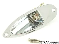 FENDER VINTERA II 60S RI STRATOCASTER STRAT OUTPUT JACK & PLATE CHROME!