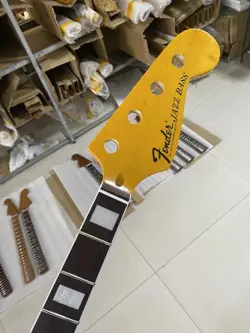 JAZZ BASS GUITAR NECK 20 FRET ROSEWOOD FINGERBOARD INLAY FENDER-JB 34INCH