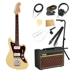 FENDER MIJ JUNIOR COLLECTION JAZZMASTER RW SATIN VWT WITH VOX AMPLIFIER 11-PIECE