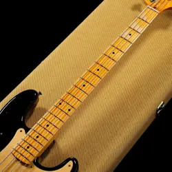 FENDER CUSTOM SHOP 1957 PRECISION JOURNEYMAN RELIC BLACK GUITAR - MINT CONDITION