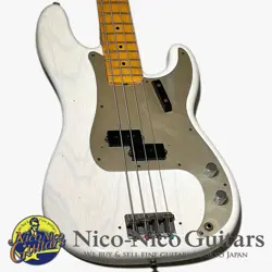 FENDER CUSTOM SHOP 1957 PRECISION BASS JOURNEYMAN RELIC AGED WHITE BLONDE