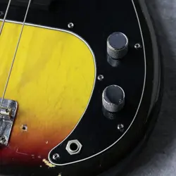 FENDER 1977 PRECISION BASS SUNBURST ASH BODY MAPLE NECK 4.67KG USED