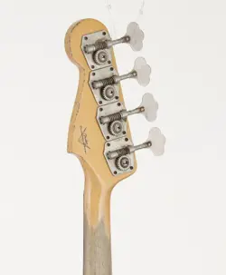 FENDER CUSTOM SHOP 1964 JAZZ BASS HEAVY RELIC FADED SHORELINE GOLD USED