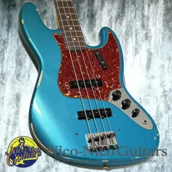 FENDER CUSTOM SHOP 1964 JAZZ BASS RELIC OCEAN TURQUOISE, 2021 MODEL, USED