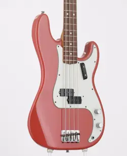 FENDER AMERICAN VINTAGE '62 PRECISION BASS FIESTA RED USED, ALDER BODY, MAPLE NE