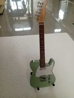 MINIATURE FENDER TELECASTER GUITAR #FB