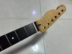 LEFT HAND 22 FRET TIGER ROASTED FLAME MAPLE ELECTRIC GUITAR NECK FOR FENDER TL