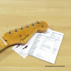 FENDER CUSTOM SHOP LTD ED 56 RELIC STRATOCASTER NECK 10/56 V VINTAGE STRAT NECK