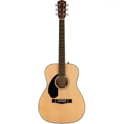 FENDER CC-60S CONCERT ACOUSTIC GUITAR, WITH 2-YEAR WARRANTY, NATURAL, LEFT-HA...