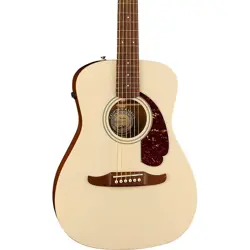 FENDER CALIFORNIA MALIBU PLAYER ACOUSTIC-ELECTRIC GUITAR OLYMPIC WHITE
