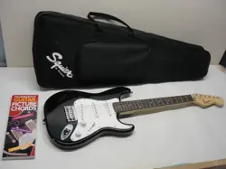 FENDER SQUIER MINI STRATOCASTER ELECTRIC GUITAR W/ CASE *