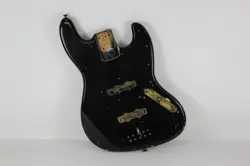 1976 VINTAGE FENDER JAZZ BASS 3-BOLT BODY ~BLACK~ USA 1970S