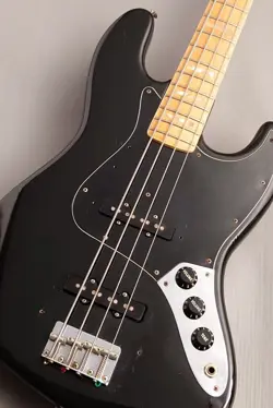 FENDER 1977 JAZZ BASS BLACK VINTAGE 4.1KG ELECTRIC BASS GUITAR