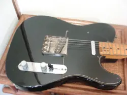 ELECTRIC GUITAR FENDER TELECASTER BLACK MADE IN JAPAN S/N A013596