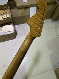 24INCH 22FRET ROASTED FLAME MUSTANG ELECTRIC GUITAR NECK MAPLE FENDER REPLACE
