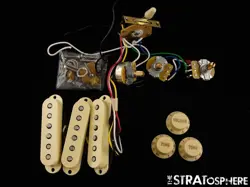 FENDER PLAYER II SERIES STRAT PICKUPS POTS KNOBS SWITCH STRATOCASTER ALNICO 5